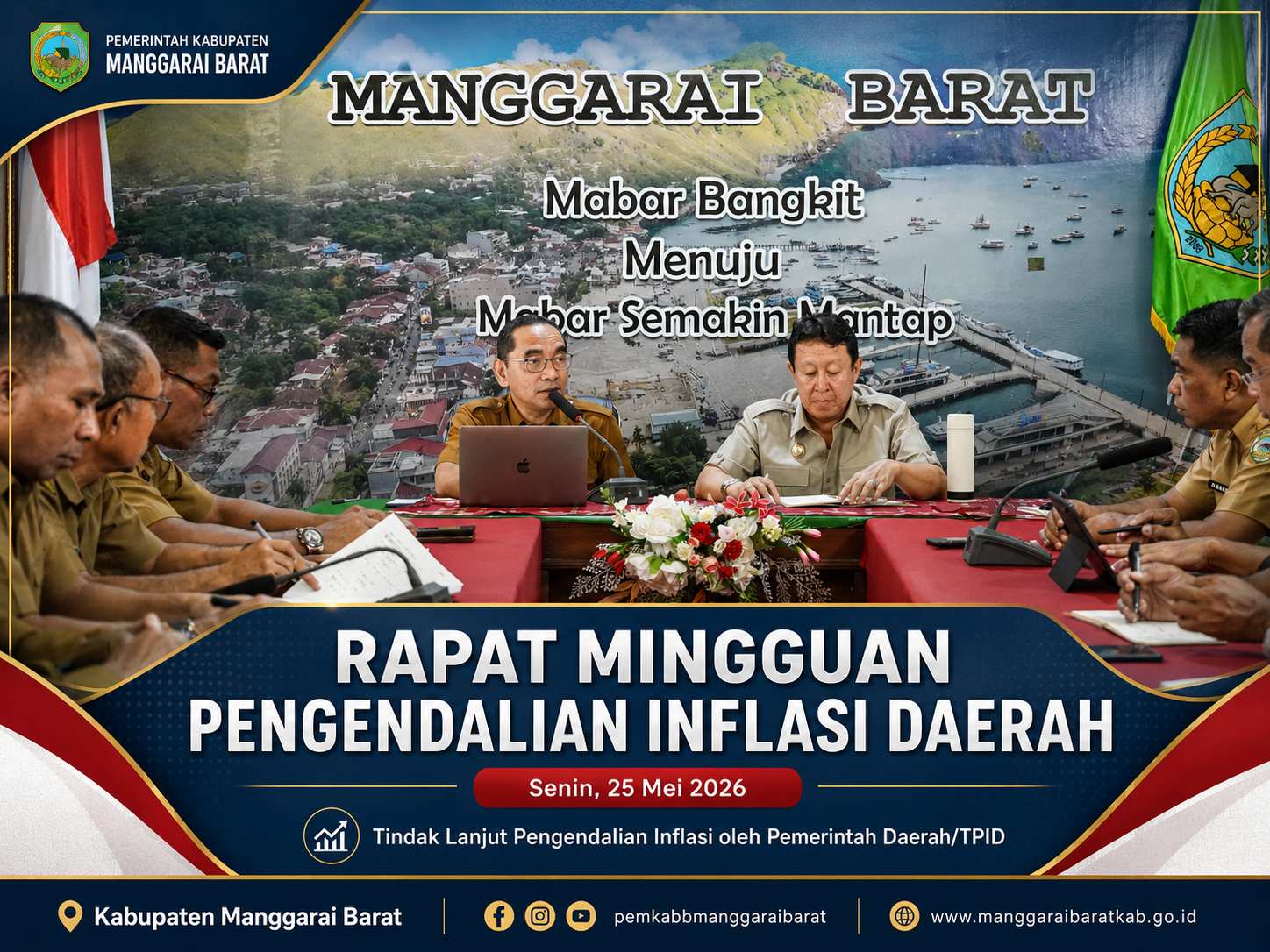 Disdagrin Mabar Siapkan Tindak Lanjut Hasil Rakor Pengendalian Inflasi 25 Mei 2026