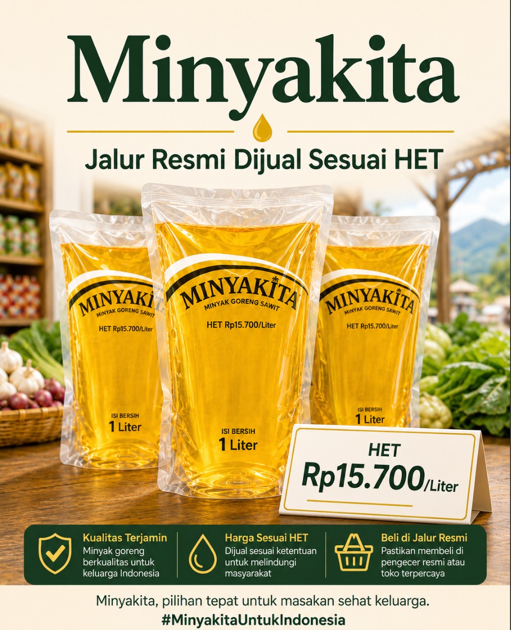 Disdagrin Mabar : Minyakita Jalur Resmi Dijual Sesuai HET