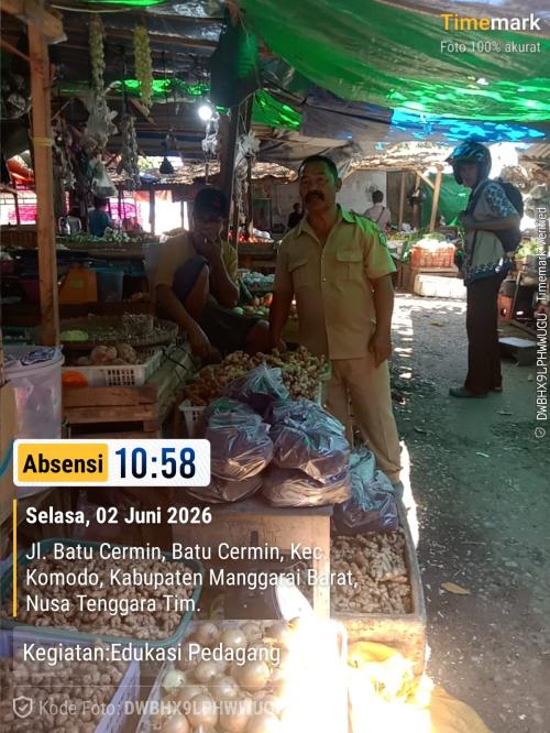 Edukasi Pedagang Pasar Batu Cermin Tahun 2026