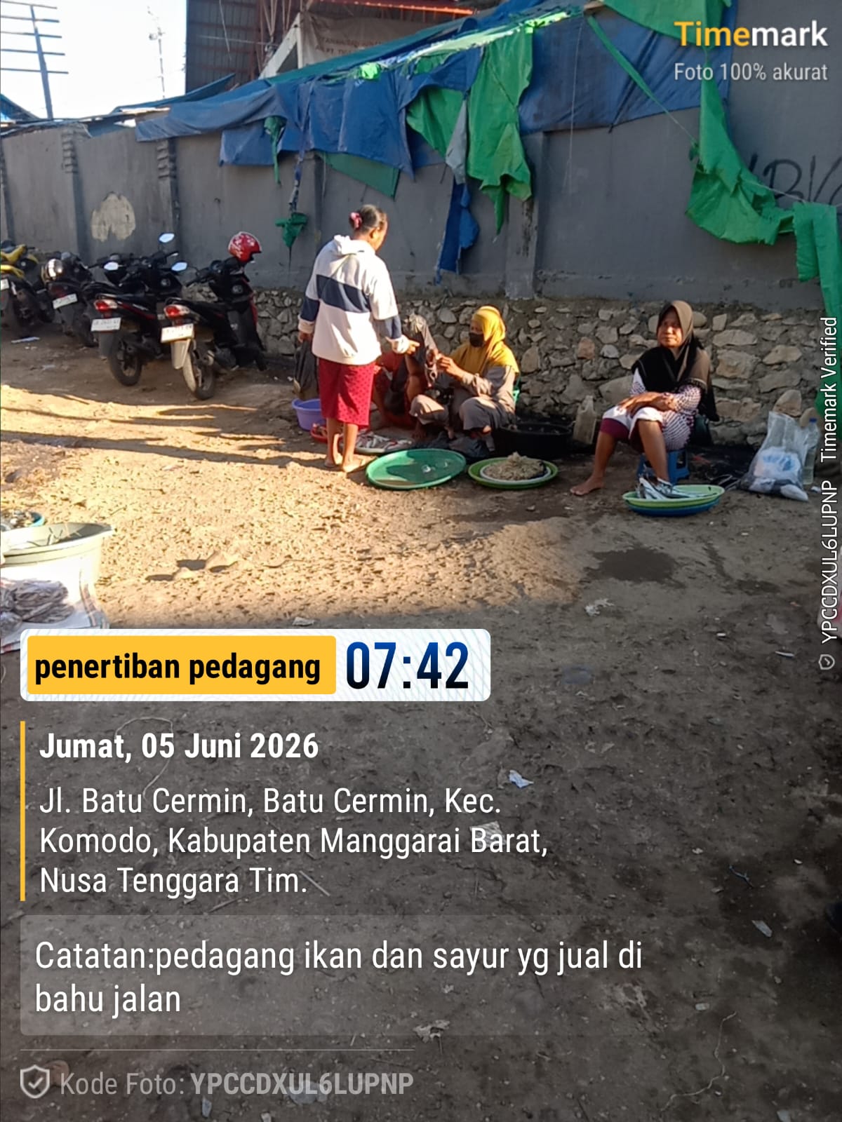 Pengawasan harian Pasar Batu Cermin